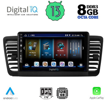 DIGITAL IQ BXD 8665_CPA (9inc) MULTIMEDIA TABLET for SUBARU LEGACY - OUTBACK mod. 2002-2008