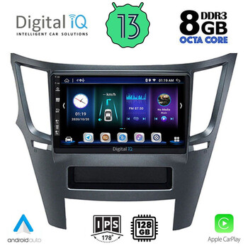 DIGITAL IQ BXD 8667_CPA (9inc) MULTIMEDIA TABLET for SUBARU LEGACY - OUTBACK mod. 2009&gt;