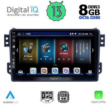 DIGITAL IQ BXD 8682_CPA (9inc) MULTIMEDIA TABLET for OPEL AGILA - SUZUKI SPLASH mod. 2008&gt;