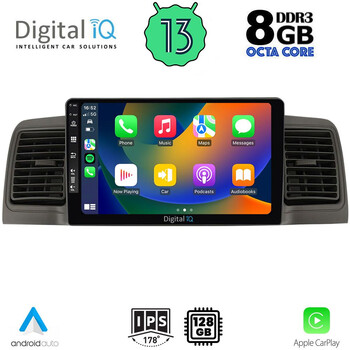 DIGITAL IQ BXD 8712_CPA (9inc) MULTIMEDIA TABLET for TOYOTA COROLLA mod. 2001-2006