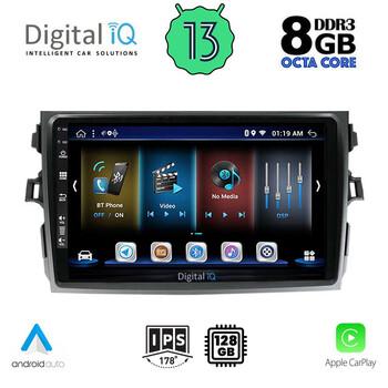 DIGITAL IQ BXD 8713_CPA (9inc) MULTIMEDIA TABLET for TOYOTA COROLLA 4D mod. 2006-2012