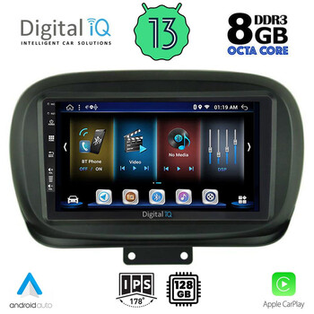 DIGITAL IQ BXD 8134_CPA (9inc) MULTIMEDIA TABLET for FIAT 500Χ mod. 2014&gt;