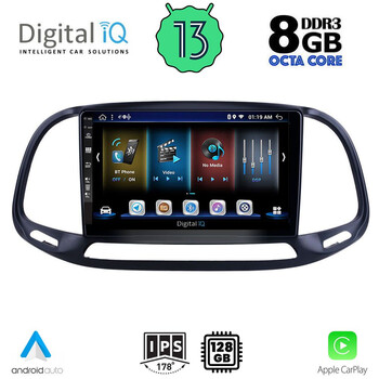 DIGITAL IQ BXD 8138_CPA (9inc) MULTIMEDIA TABLET for FIAT DOBLO – OPEL COMBO mod. 2015-2018