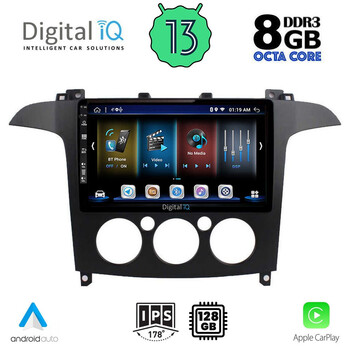 DIGITAL IQ BXD 8175_CPA A/C (9inc) MULTIMEDIA TABLET for FORD SMAX mod. 2006-2014