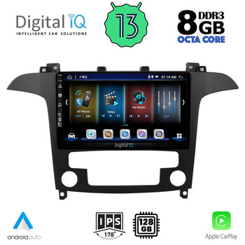 DIGITAL IQ BXD 8175_CPA CLIMA (9inc) MULTIMEDIA TABLET for FORD SMAX mod. 2006-2014
