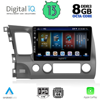 DIGITAL IQ BXD 8188_CPA (10inc) MULTIMEDIA TABLET for HONDA CIVIC 4D mod. 2006-2012