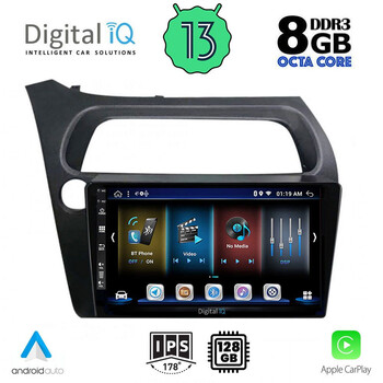 DIGITAL IQ BXD 8189_CPA (9inc) MULTIMEDIA TABLET for HONDA CIVIC 3D-5D mod. 2006-2012