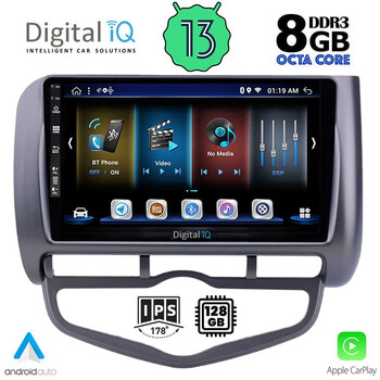 DIGITAL IQ BXD 8210_CPA CLIMA (9inc) MULTIMEDIA TABLET for HONDA JAZZ mod. 2002-2008