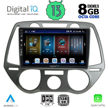 DIGITAL IQ BXD 8228_CPA A/C (9inc) MULTIMEDIA TABLET for HYUNDAI i20 mod. 2008-2012