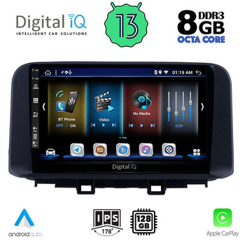 DIGITAL IQ BXD 8237_CPA (10inc) MULTIMEDIA TABLET for HYUNDAI KONA mod. 2017&gt;