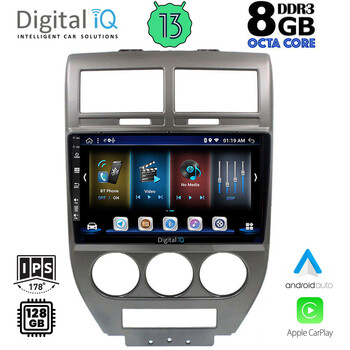 DIGITAL IQ BXD 8276_CPA (10inc) MULTIMEDIA TABLET for JEEP COMPASS - PATRIOT mod. 2007-2016