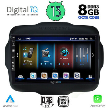 DIGITAL IQ BXD 8290_CPA (9inc) MULTIMEDIA TABLET for JEEP RENEGADE  mod. 2014&gt;