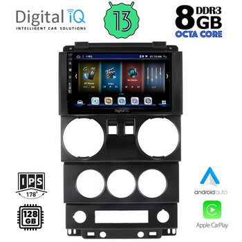 DIGITAL IQ BXD 8293_CPA (9inc) MULTIMEDIA TABLET for JEEP WRANGLER  mod. 2006-2011