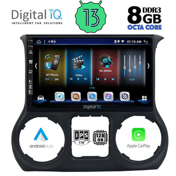 DIGITAL IQ BXD 8295_CPA (10inc) MULTIMEDIA TABLET for JEEP WRANGLER  mod. 2011-2014