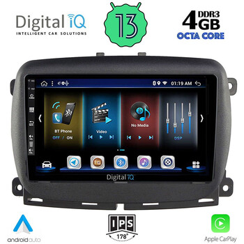 DIGITAL IQ BXD 6131_CPA (9inc) MULTIMEDIA TABLET for FIAT 500 mod. 2016&gt;