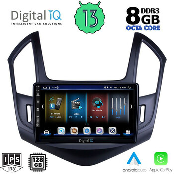DIGITAL IQ BXD 8077_CPA (9inc) MULTIMEDIA TABLET for CHEVROLET CRUZE mod. 2013-2015