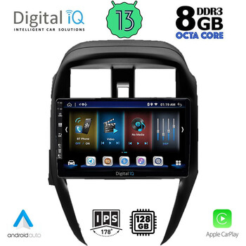 DIGITAL IQ BXD 8472_CPA (10inc) MULTIMEDIA TABLET for NISSAN SUNNY - ALMERA mod. 2015-2016