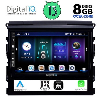 DIGITAL IQ BXD 8725_CPA (9inc) MULTIMEDIA TABLET for TOYOTA LANDCRUISER mod. 2016-2019