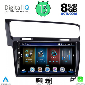 DIGITAL IQ BXD 8747_CPA (10inc) MULTIMEDIA TABLET for VW GOLF 7 mod. 2013-2020