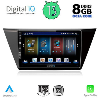 DIGITAL IQ BXD 8769_CPA (10inc) MULTIMEDIA TABLET for VW TOURAN mod. 2016&gt;