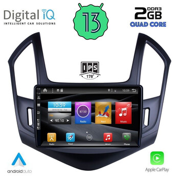 DIGITAL IQ BXH 3077_CPA (9inc) MULTIMEDIA TABLET for CHEVROLET CRUZE mod. 2013-2015