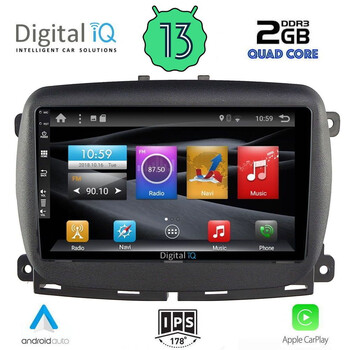 DIGITAL IQ BXH 3131_CPA (9inc) MULTIMEDIA TABLET for FIAT 500 mod. 2016&gt;