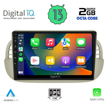 DIGITAL IQ RTC 5130_CPA (9inc) MULTIMEDIA TABLET for FIAT 500 mod. 2007-2015