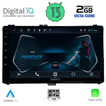 DIGITAL IQ RTC 5703_CPA (9inc) MULTIMEDIA TABLET for TOYOTA AURIS mod. 2015&gt; – AYGO X mod. 2022&gt; – COROLLA mod. 2017-2019