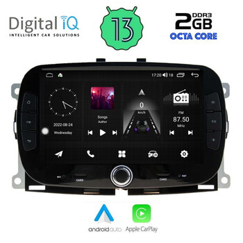 DIGITAL IQ MSF 398_CPA (7'' DECK) MULTIMEDIA for FIAT 500 mod. 2016&gt;