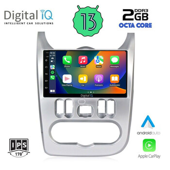 DIGITAL IQ RTC 5101_CPA (9inc) MULTIMEDIA TABLET for DACIA DUSTER – LOGAN – SANDERO mod. 2006-2012