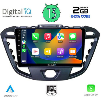 DIGITAL IQ RTC 5177_CPA (9inc) MULTIMEDIA TABLET for FORD TRANZIT CUSTOM | TORNEO CUSTOM mod. 2013-2019