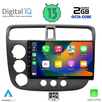 DIGITAL IQ RTC 5187_CPA (9inc) MULTIMEDIA TABLET for HONDA CIVIC 4D mod. 2001-2006