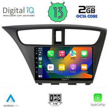 DIGITAL IQ RTC 5190_CPA (9inc) MULTIMEDIA TABLET for HONDA CIVIC  mod. 2012-2016