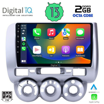 DIGITAL IQ RTC 5210_CPA A/C (9inc) MULTIMEDIA TABLET for HONDA JAZZ mod. 2002-2008