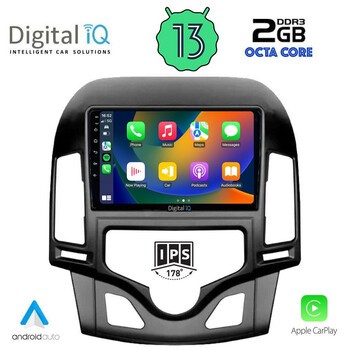 DIGITAL IQ RTC 5231_CPA CLIMA (9inc) MULTIMEDIA TABLET for HYUNDAI i30 mod. 2007-2012