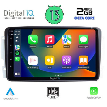 DIGITAL IQ RTC 5401_CPA (9inc) MULTIMEDIA TABLET for MERCEDES CLK (W209) mod. 2000-2004