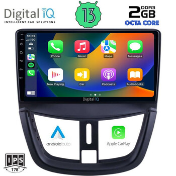 DIGITAL IQ RTC 5507_CPA (9inc) MULTIMEDIA TABLET for PEUGEOT 207 mod. 2007&gt;
