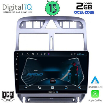 DIGITAL IQ RTC 5512_CPA (9inc) MULTIMEDIA TABLET for PEUGEOT 307 mod. 2001-2008