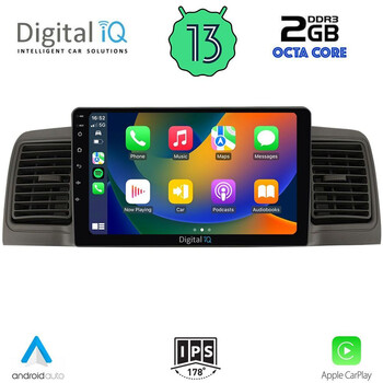 DIGITAL IQ RTC 5712_CPA (9inc) MULTIMEDIA TABLET for TOYOTA COROLLA mod. 2001-2006