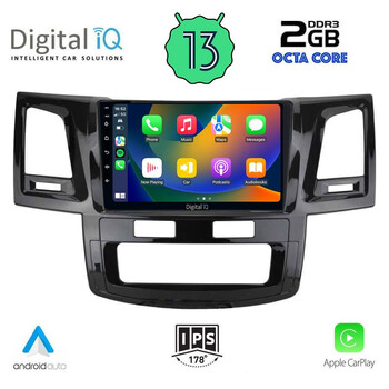 DIGITAL IQ RTC 5720_CPA (9inc) MULTIMEDIA TABLET for TOYOTA HILUX mod. 2005-2016