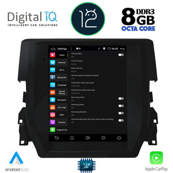DIGITAL IQ BXD 8975_CPA TESLA STYLE  for HONDA CIVIC mod. 2016&gt;