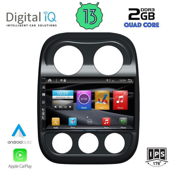 DIGITAL IQ BXH 3277_CPA (10inc) MULTIMEDIA TABLET for JEEP COMPASS - PATRIOT mod. 2007-2016
