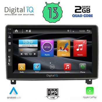 DIGITAL IQ BXH 3517_CPA (9inc) MULTIMEDIA TABLET for PEUGEOT 407 mod. 2004-2011