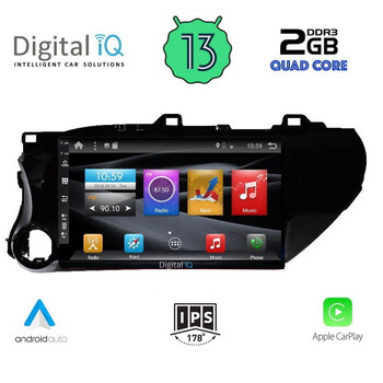 DIGITAL IQ BXH 3721_CPA (10inc) MULTIMEDIA TABLET for TOYOTA HILUX mod. 2017&gt;