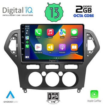 DIGITAL IQ RTC 5162_CPA A/C (10inc) MULTIMEDIA TABLET for FORD MONDEO mod. 2007-2011