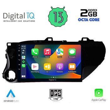 DIGITAL IQ RTC 5721_CPA (10inc) MULTIMEDIA TABLET for TOYOTA HILUX mod. 2017&gt;