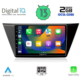 DIGITAL IQ RTC 5769_CPA (10inc) MULTIMEDIA TABLET for VW TOURAN mod. 2016&gt;