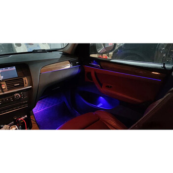 DIQ AMBIENT BMW X3 (F25) (Digital iQ Ambient Light BMW X3 (F25) / X4 (F26) mod. 2012-2017, 17 Lights, 11 Colors)