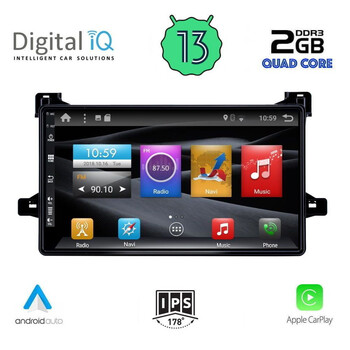 DIGITAL IQ BXH 3727_CPA (9inc) MULTIMEDIA TABLET for TOYOTA PRIUS mod. 2016-2020