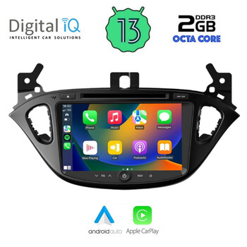DIGITAL IQ MSF 321_CPA (8” DECK) MULTIMEDIA for OPEL ADAM - CORSA E mod. 2014-2022